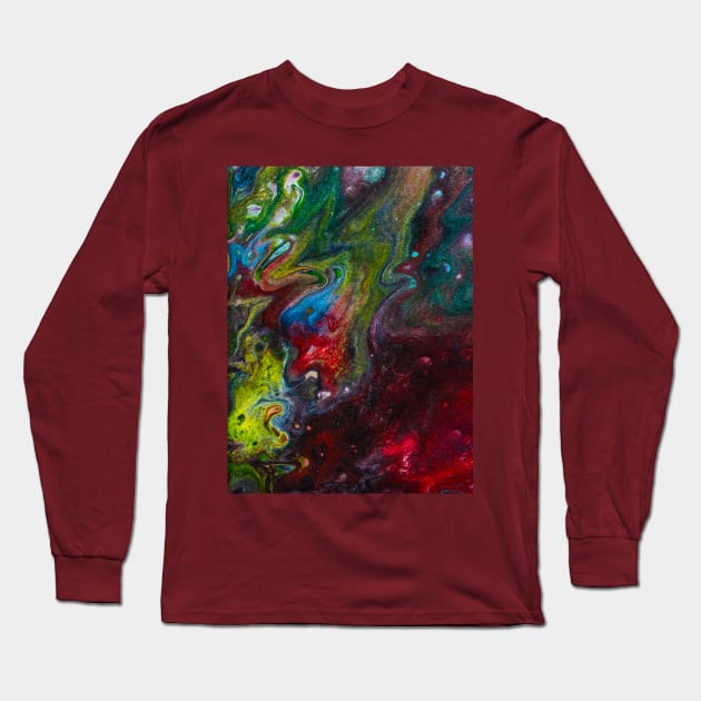 Molten Space Long Sleeve T-Shirt by ElviraDraat